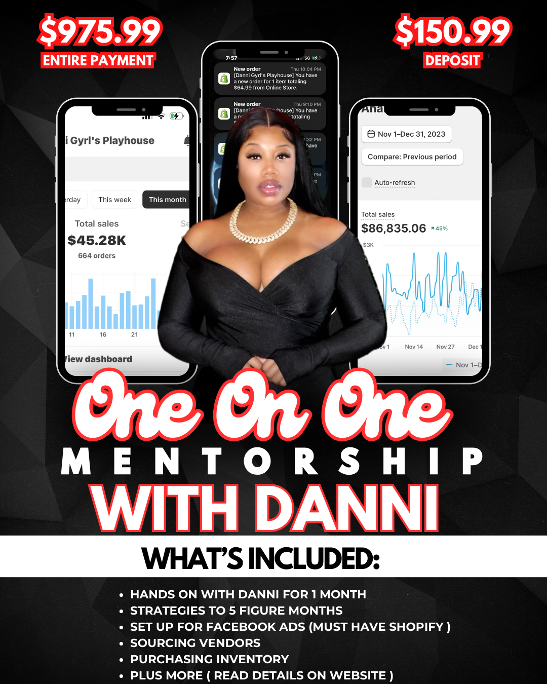 1 on 1 Mentorship with Danni