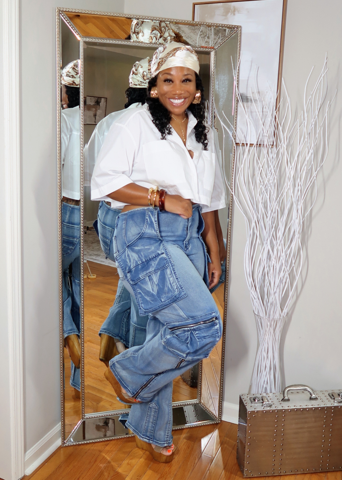 Zip & Go Cargo Jeans - Buy 2 Get 1 “Free"