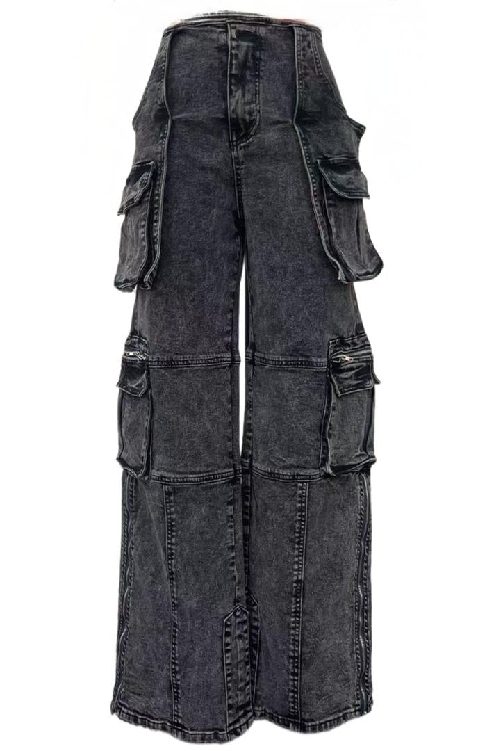 Zip & Go Cargo Jeans - Buy 2 Get 1 “Free"