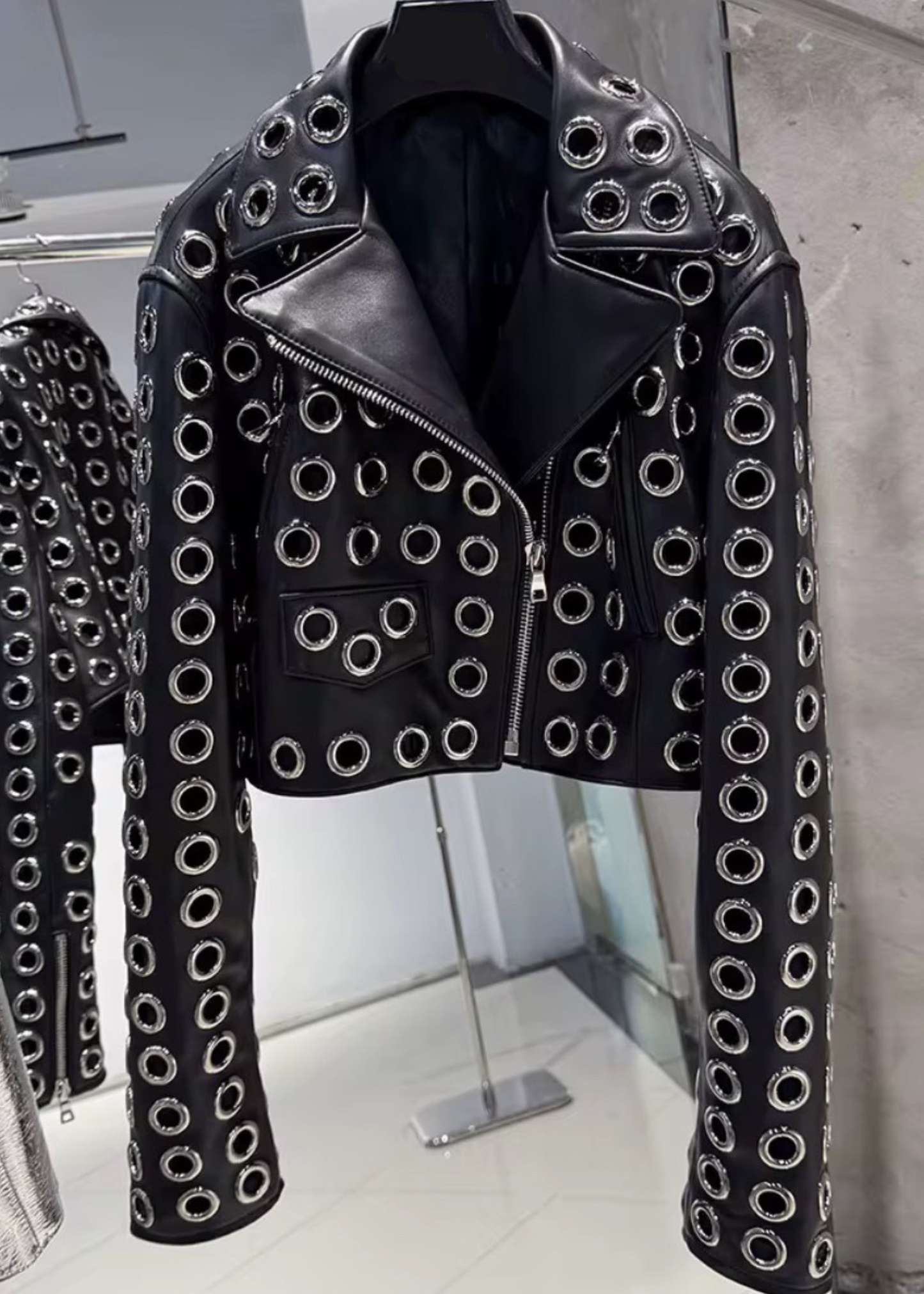 Ring the Alarm - Leather Biker Jacket