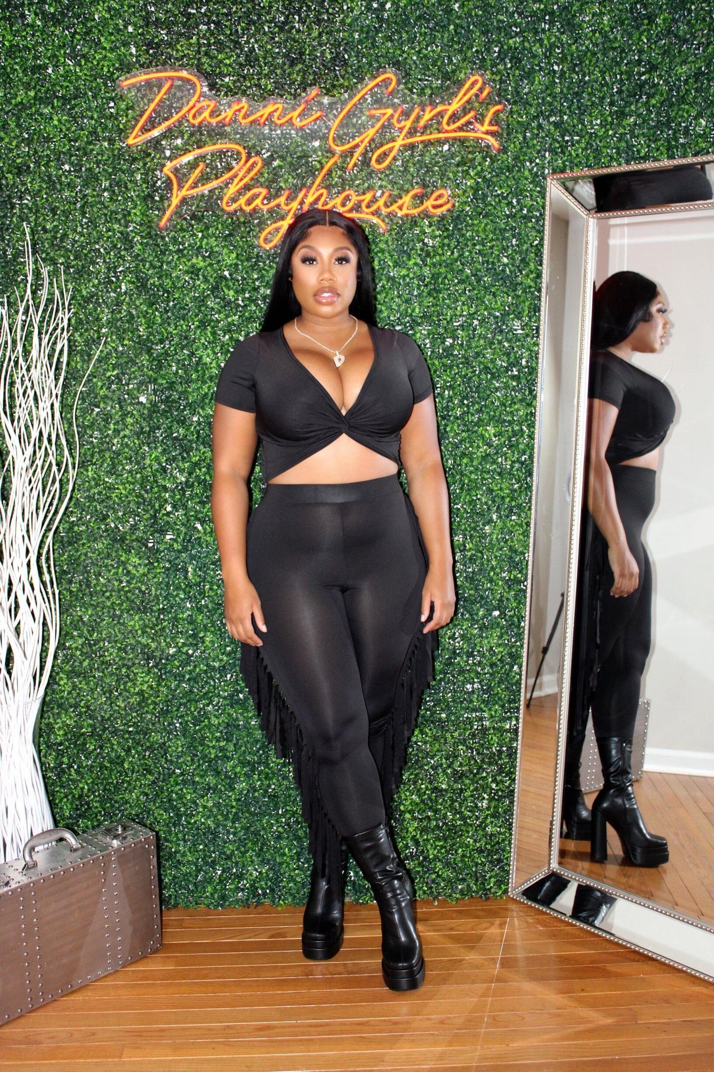 Selena 2 piece Set - Black