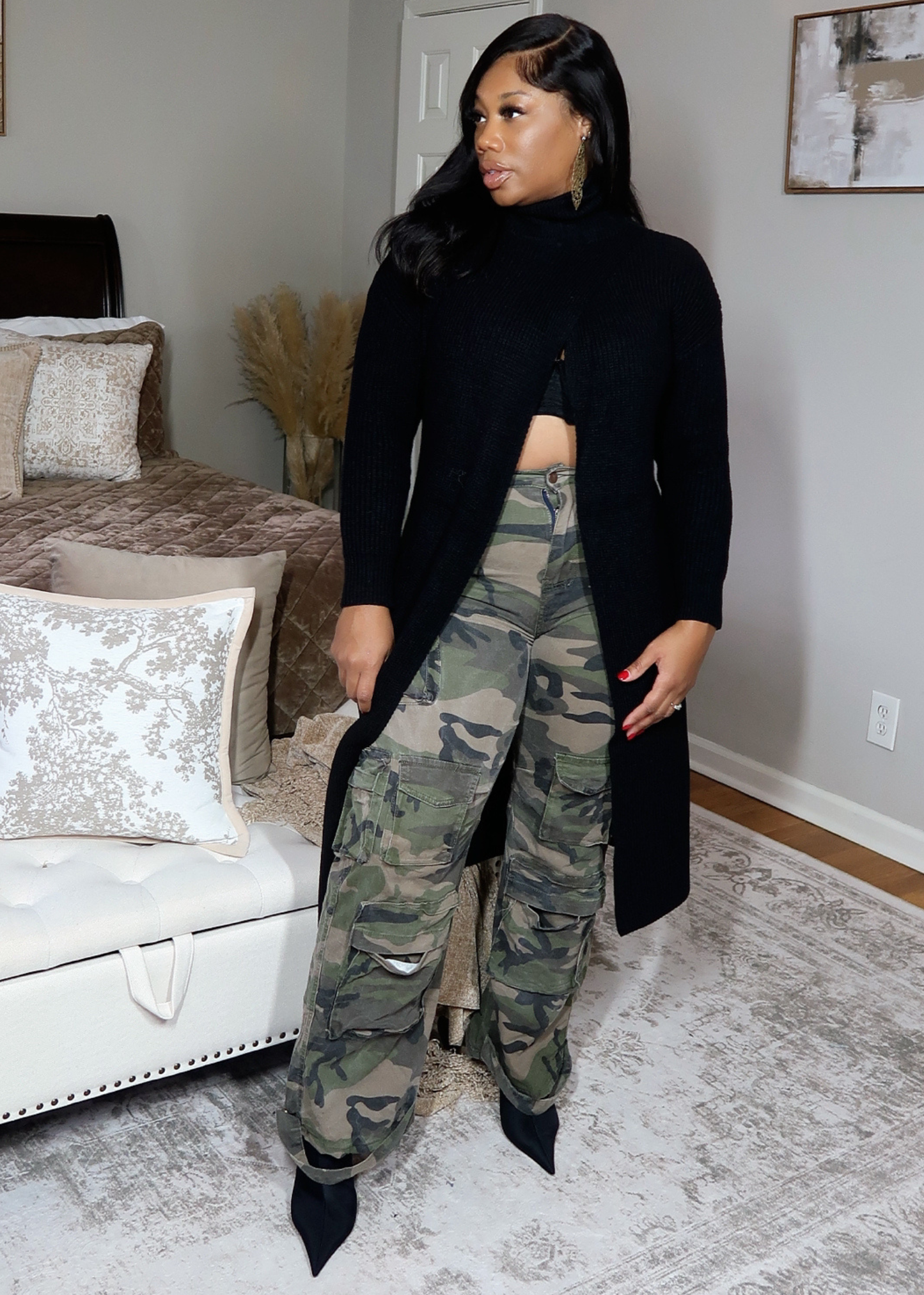 LongLine Open Front Sweater