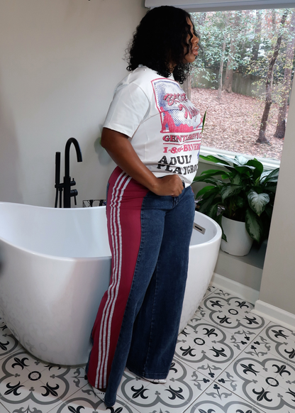 Plum Magenta Spice Gyrl Jeans - Black Friday Edition