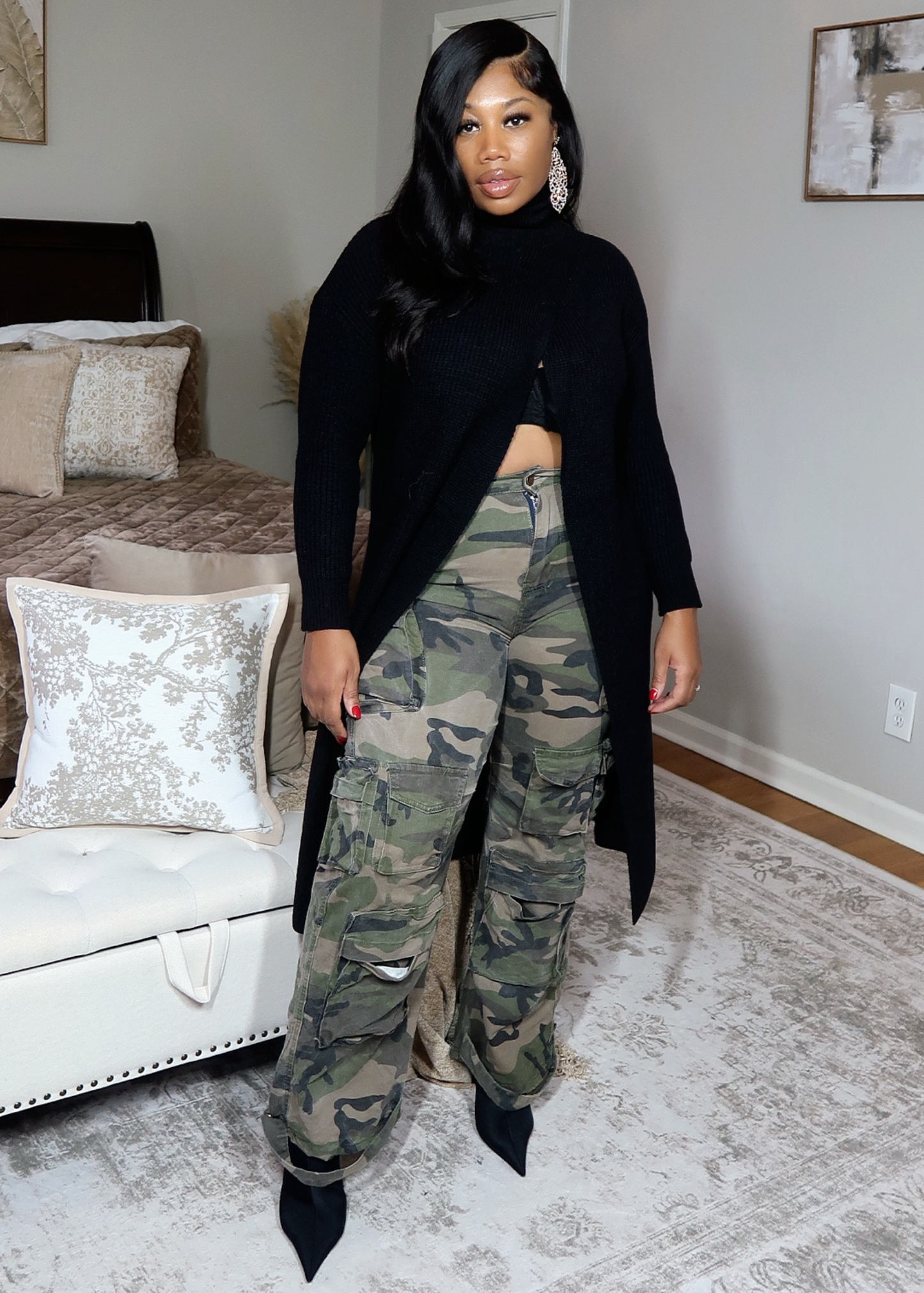 LongLine Open Front Sweater