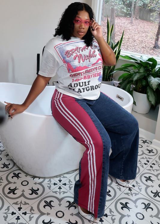 Plum Magenta Spice Gyrl Jeans - Black Friday Edition