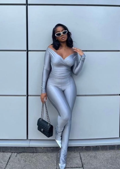 Diamond Gyrl - Grey 2 Piece Set