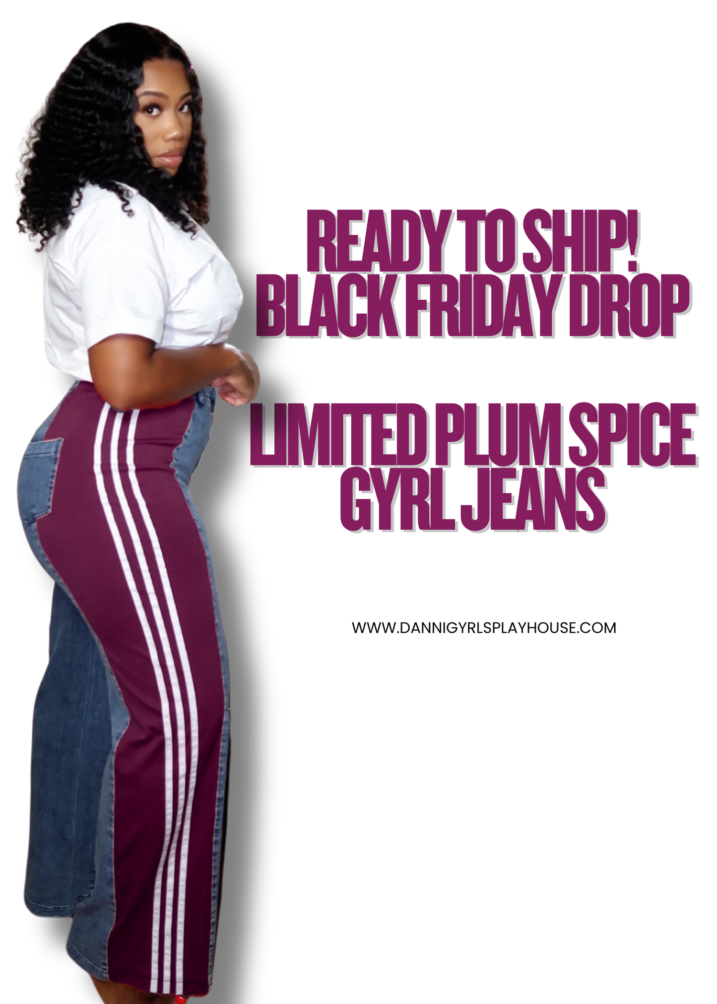 Plum Spice Gyrl Jeans - Black Friday Edition
